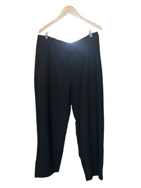 Old Navy Black Taylor Pleated Front Wide Leg Trouser - Size XL